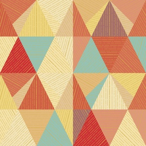Pyramid Angles-Bright Happy 50's Palette-large scale