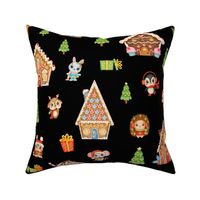 gingerbread woodland black