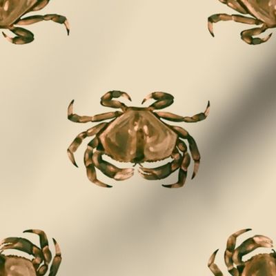 Medium Dungeness Crabs, Sepia Tones