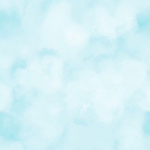 Cloudy Day- Soft Clouds on Blue Sky