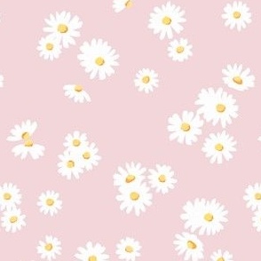 Small Perfect daisies pink 