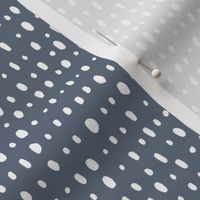 Dots blue with white