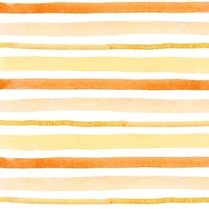 Yellow Orange Watercolor Construction Stripe Coordinate
