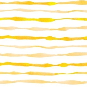 Yellow Watercolor Construction Uneven Stripe Coordinate