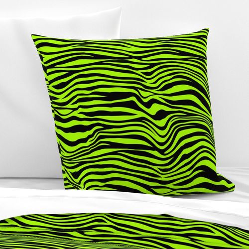 NEON SAFARI - LIME ZEBRA