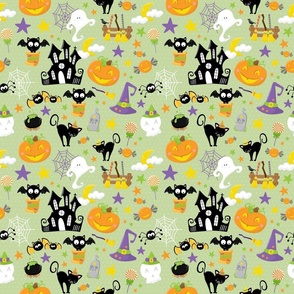 Halloween Smiles Green Small