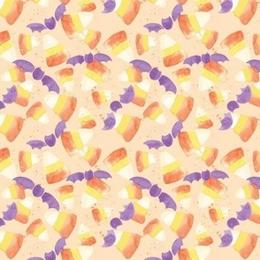 fall watercolor candy corn and bats-01