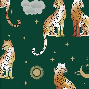 Leopards in the Green Sky