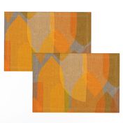 Mid Century Colour Blocks {Burnt Orange}