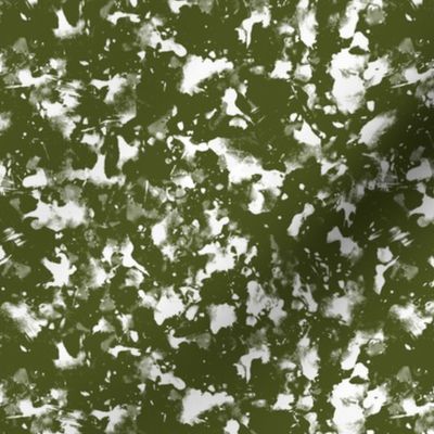Abstract Military Green White