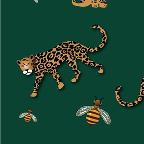 Gold Animal Kingdom in Green