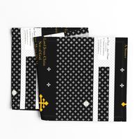 Zipper Pouch - Jesus Prayer Long_ black