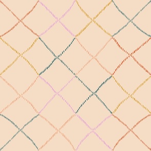 Trellis in Peach