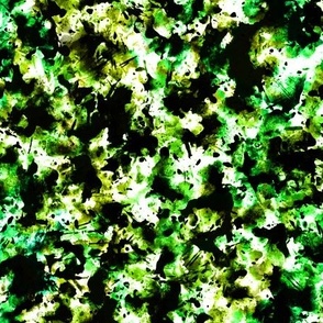 Abstract Green Lime Black