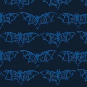 Halloween Bats - Blue