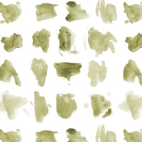 khaki modern art - watercolor painted stains - abstract expressive spots - creative mess a456-8