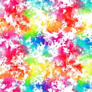 Abstract White Rainbow Grunge
