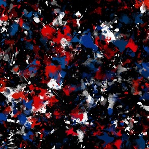 Hidden Stars Black Red White Blue