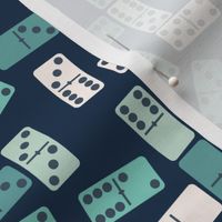 Dominos medium scale navy blues by Pippa Shaw