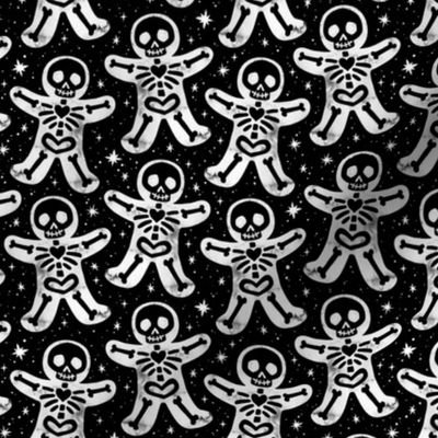 Gingerdead Men - Spooky Gingerbread Skeletons - xray