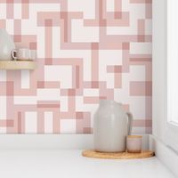 Geometric tiles-pink