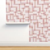 Geometric tiles-pink