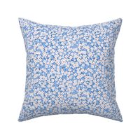 Blue and White Accent floral