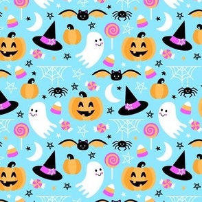 Spooky Cute Halloween (Small Blue, Orange, Pink)