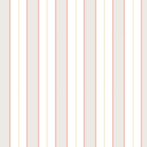 pastel regency stripes white and light gray