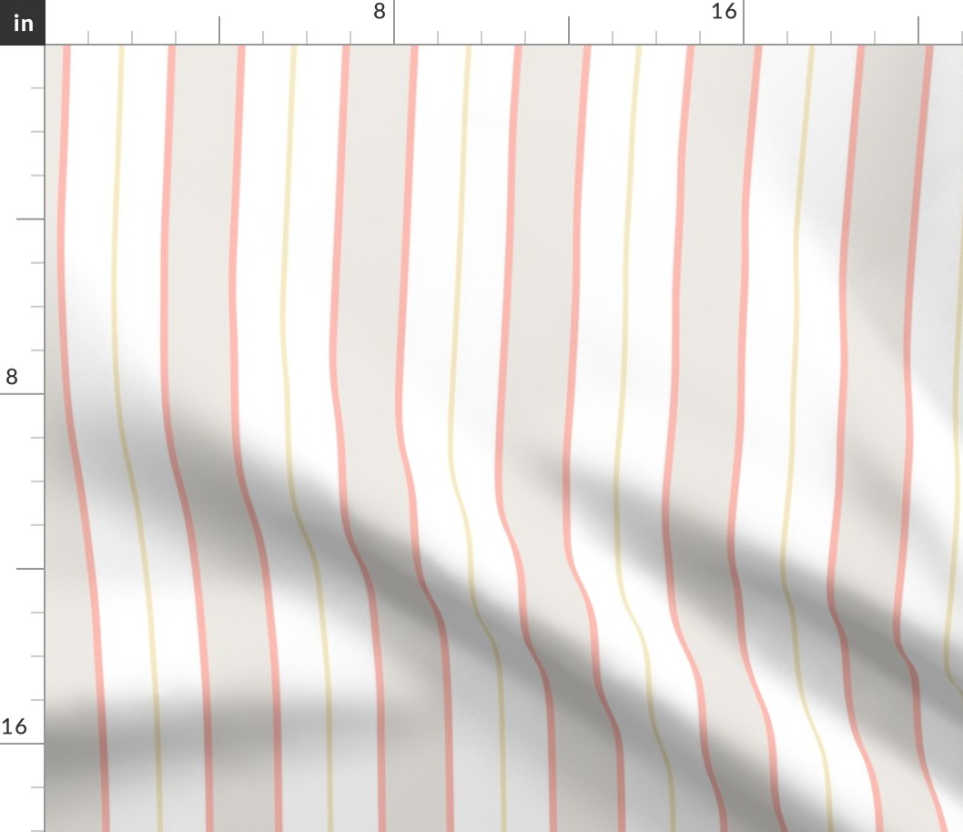 pastel regency stripes white and light gray