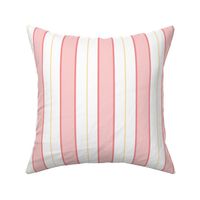 pastel vertical stripes pink and white | medium