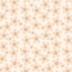 LEOPARD DAISIES-CREAM