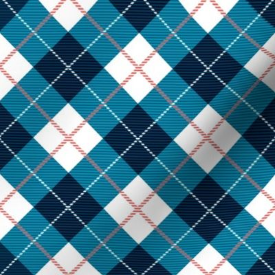 White and Peacock solid Tartan