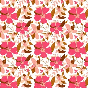 Pretty in Pink Floral Pattern