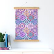 Moroccan Mandala Dream, violet, 12 inch