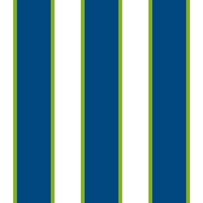 classic wide stripes 2 blue white lime