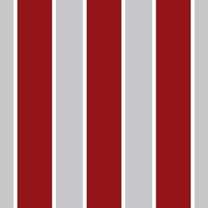 classic wide stripes 2 red gray white 