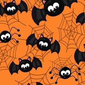 Halloween Bats And Spiders