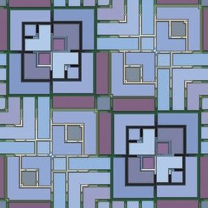 Metalic Square Mosaic 2