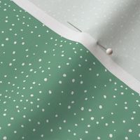 Sea Green Polka Dots