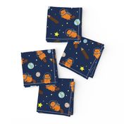 Space Beaver (Dark Blue)