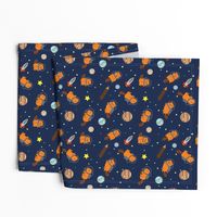 Space Beaver (Dark Blue)