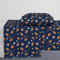 Space Beaver (Dark Blue)