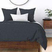 Houndstooth Pattern - Faded Denim and Black