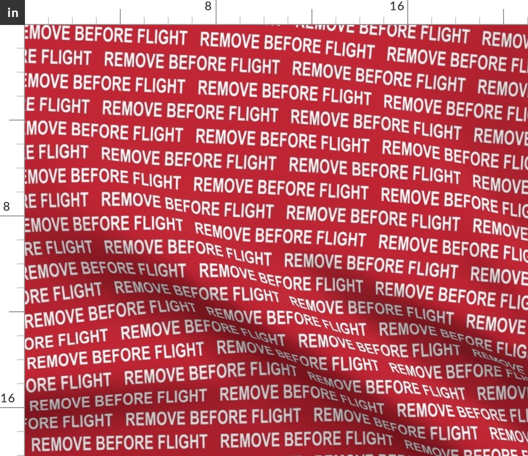 Remove Before Flight - 1 inch