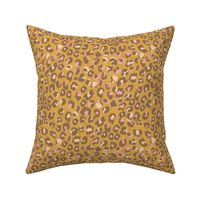 Go Wild Safari leopard print soft ochre by Jac Slade