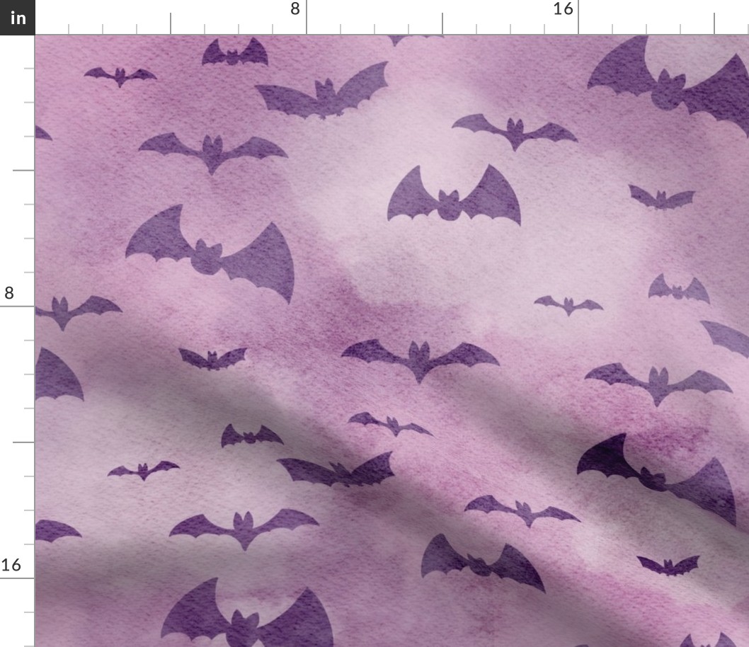 Bats Take Flight at Night