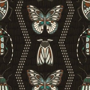 Butterflies & Beetles |  Black