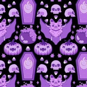Purple Halloween small scale