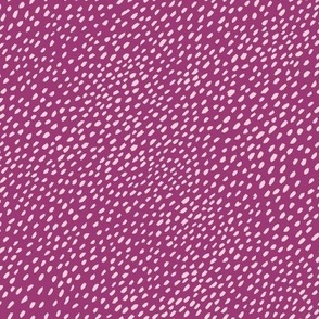 cotton candy on berry speckles print